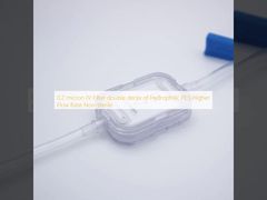 0.2 माइक्रोन IV फ़िल्टर, हाइड्रोफिलिक पीईएस की डबल डेक, उच्च प्रवाह दर, गैर- बाँझ