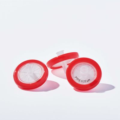 गुणवत्ता  Non Sterile Hydrophilic Disc Filter HPLC Certified PTFE Syringe Filters 0.22 Micron फैक्टरी