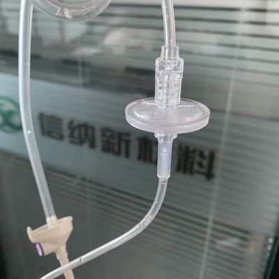 पीपी झिल्ली 0.22 माइक्रोन IV फ़िल्टर चिकित्सा और प्रयोगशाला उपयोग के लिए बड़े कणों को रोकना